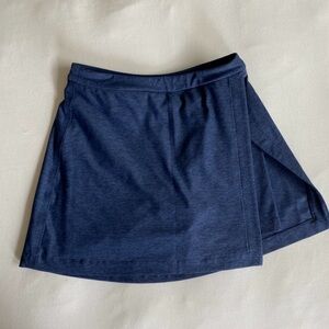 Outdoor Voices Blue Skater Mini Skirt Athletic Wrap
